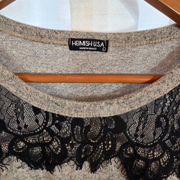 Heimish USA Women's Long-sleeved Top Size Large - Picture 3 of 6